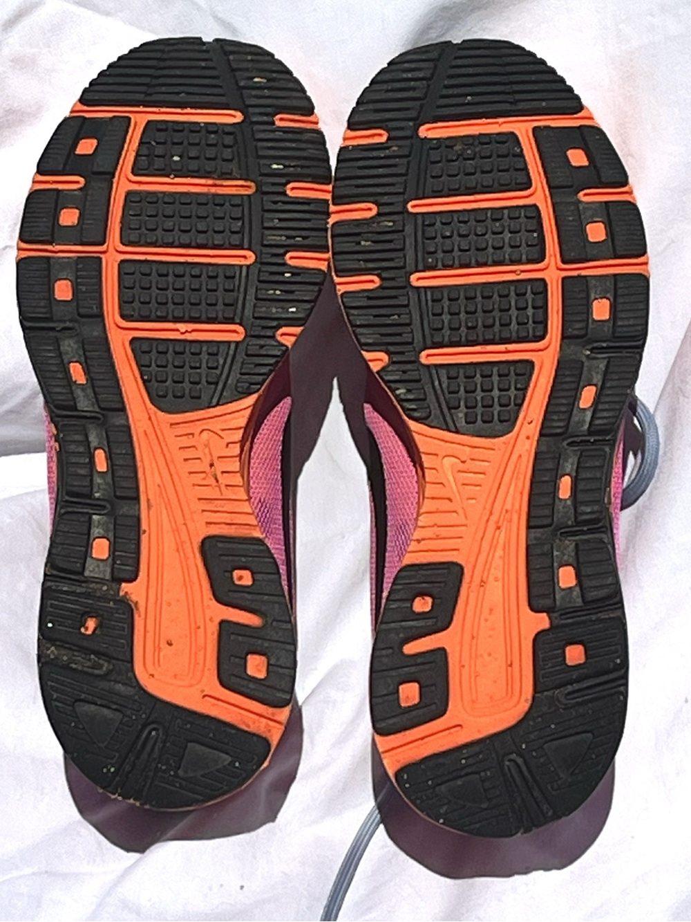 Nike Zoom Fly Orange Purple Running Shoes w/ Custom Extra Laces Women’s - Picture 8 of 14